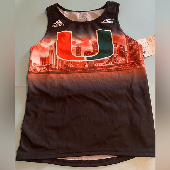 2021 Miami Hurricanes Adidas
Tennis Jersey Shirt Team - Picture 11 of 11